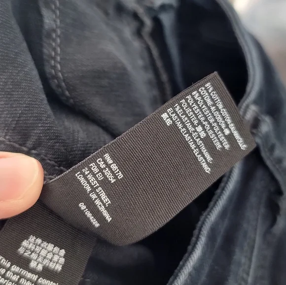 Free People We The Free Ivy Released Hem Skinny Jeans In Seal Blue Size 26 - Picture 8 of 8